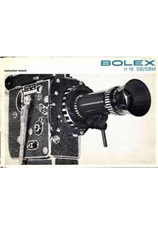 Bolex H 16 SB manual. Camera Instructions.